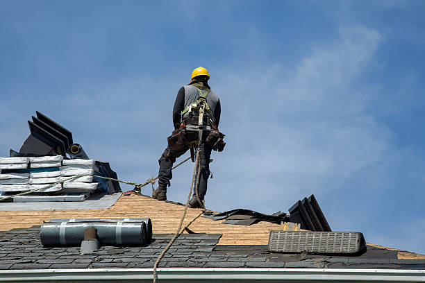 Professional Roofing technician working in Mendon, NY